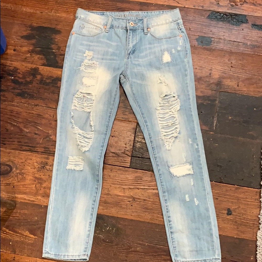 Distressed Skinnies